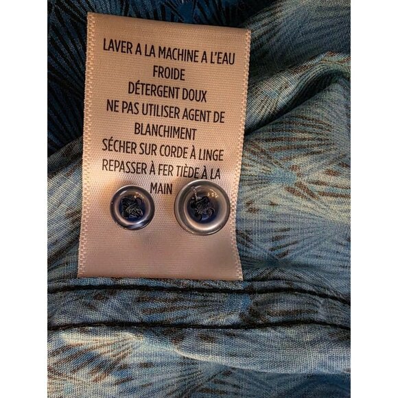 Robert Graham NWT Blue Lewisville Longsleeve Contrast Button Shirt Medium - Picture 5 of 5